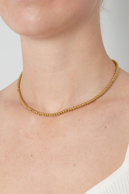 Classic Beads Necklace -5mm