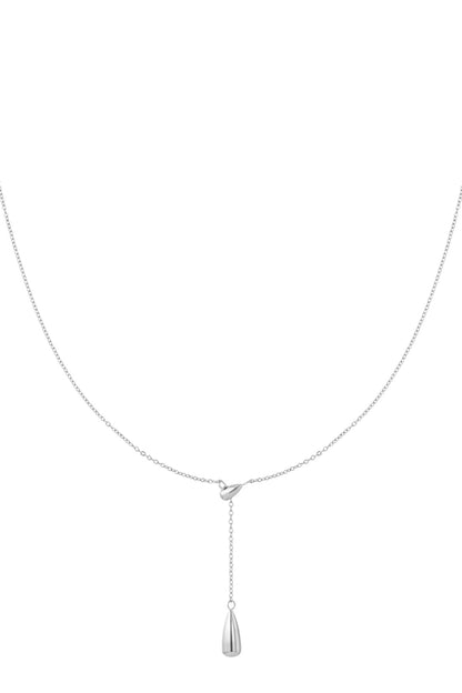 necklace with drop charm