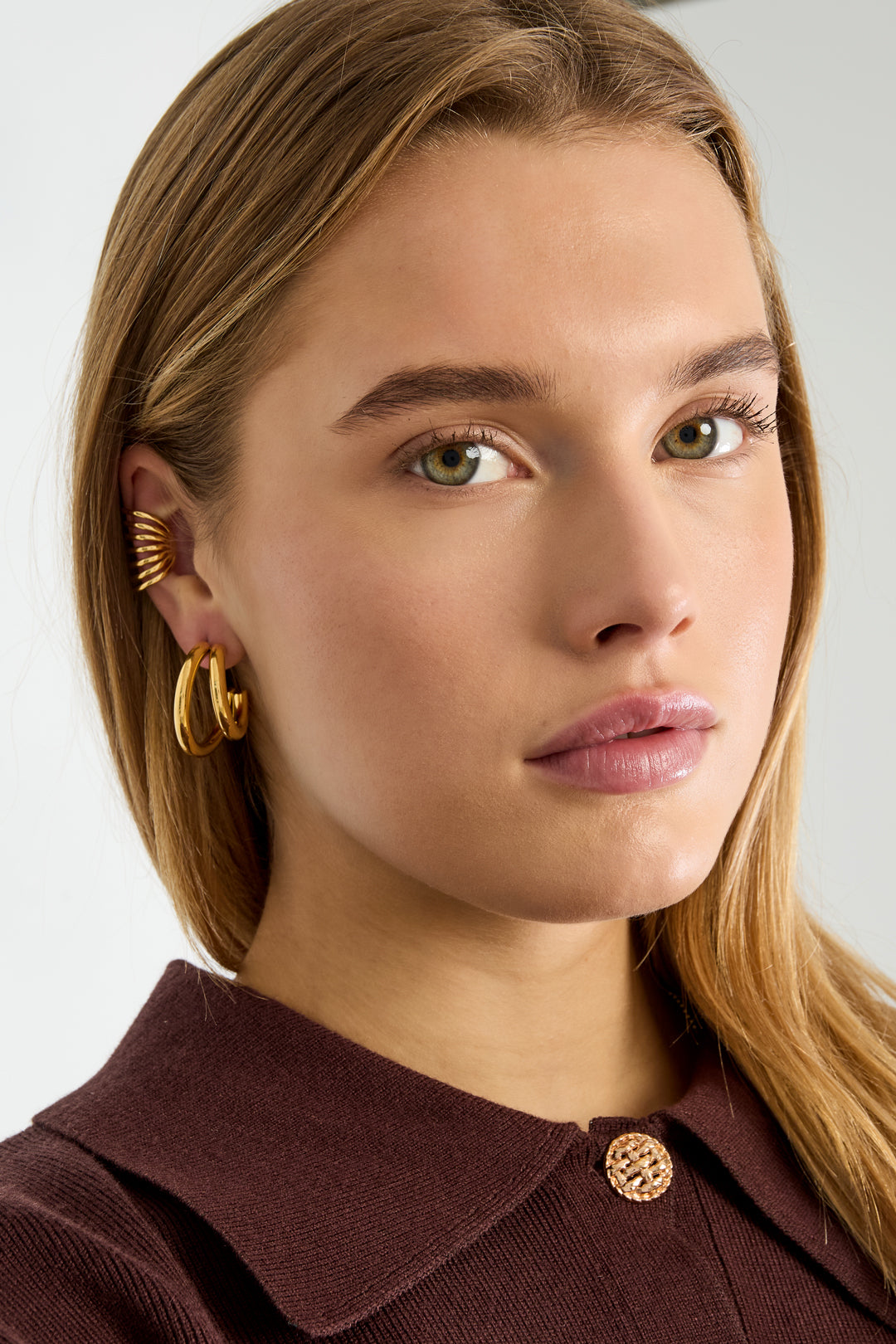 Stainless Steel Ear Cuffs lines Casual Daily Simple Series Women's jewelry