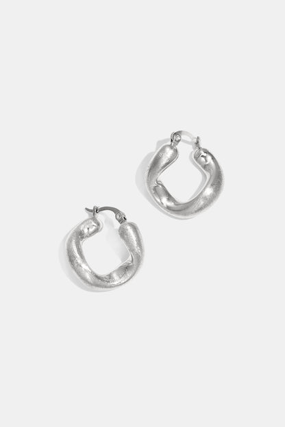 Hoop Earrings irregular shape Casual Daily Simple Series Women's jewelry